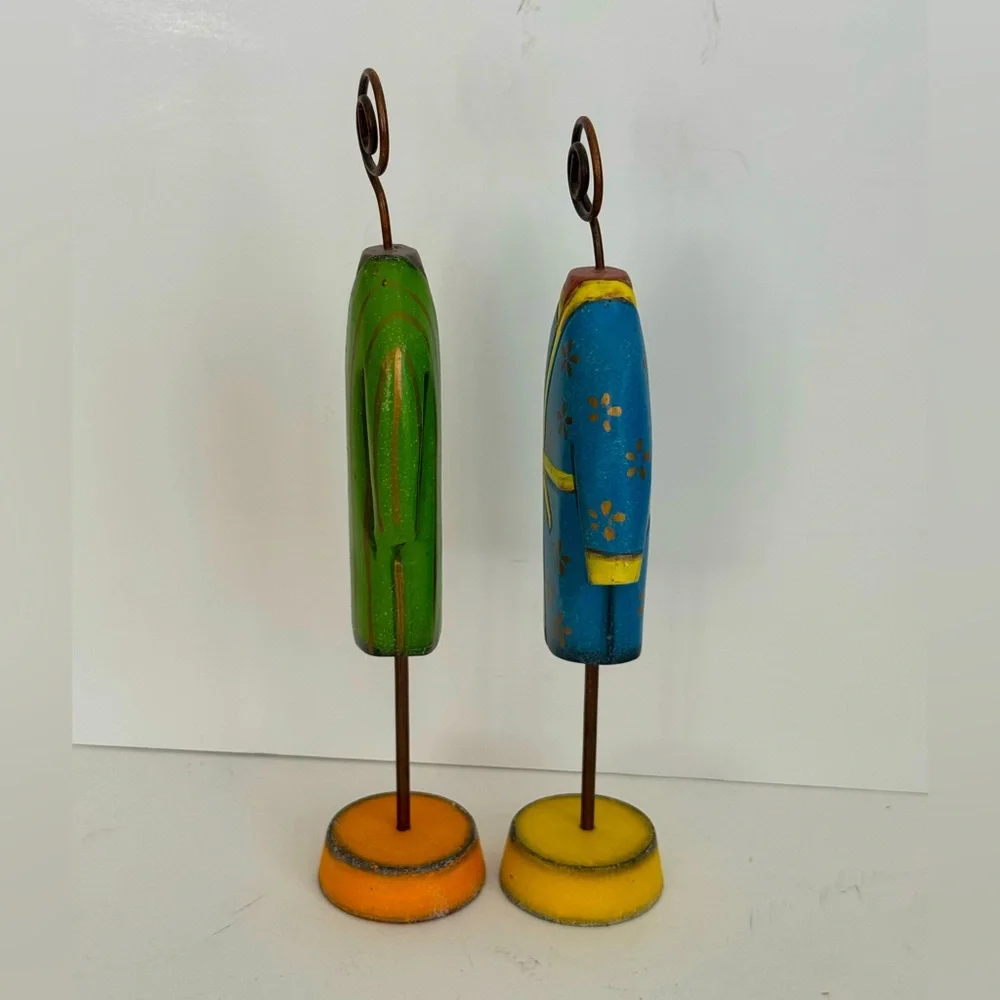 Vintage PIER 1 Pair of Photo or Note Holders
